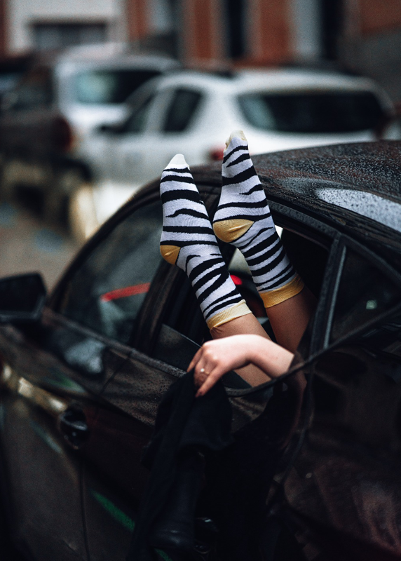Zebra Socks - Kinda Socks