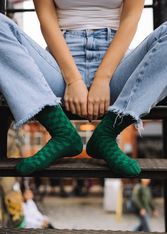 Green Classic Socks - Kinda Socks