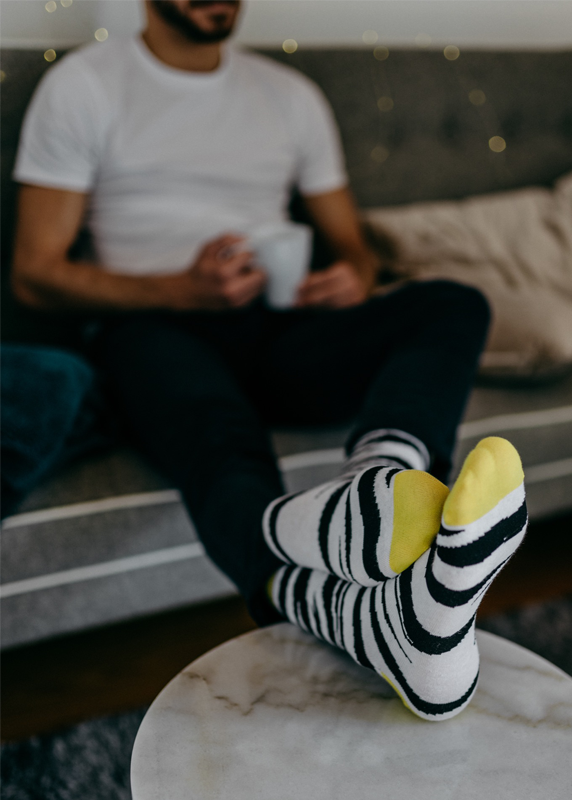 Zebra Socks - Kinda Socks