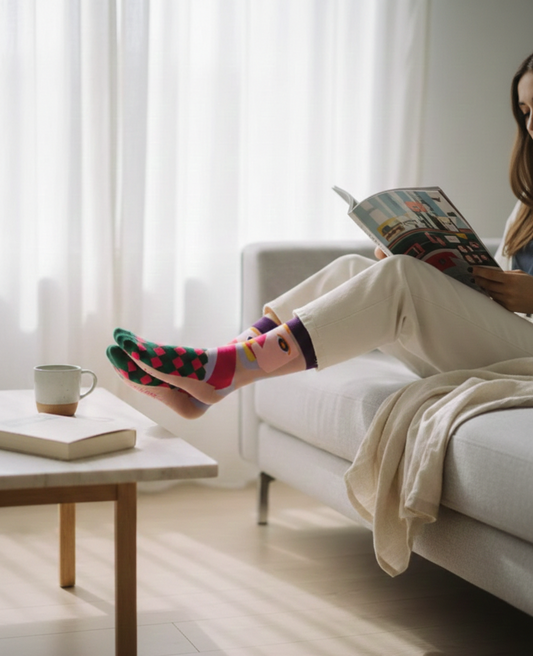 Abstract Socks Kinda Socks